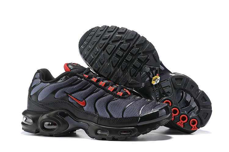 2019 Nike Air Max Plus Black Red Shoes - Click Image to Close